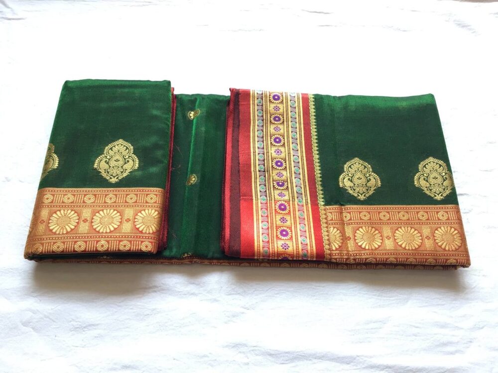 Radha Rani Saree Shop: Your One-Stop Destination for Elegant Sarees and More Discover the exquisite beauty of Indian fashion at Radha Rani Saree Shop, Rahuri, Ahmednagar. As a premier destination for ladies and kids’ wear, we offer a wide range of stunning sarees, lehengas, salwar suits, kurtis, and more. Our collection features traditional designs, contemporary styles, and everything in between, catering to diverse tastes and occasions. Saree Collection: From the timeless elegance of Banarasi sarees to the vibrant charm of Kanjivaram sarees, our saree collection is a treasure trove for every woman. Explore a variety of fabrics like silk, cotton, georgette, and chiffon,adorned with intricate embroidery, sequins, and zari work. Lehengas and Salwar Suits: Find the perfect outfit for your special occasions with our stunning lehengas and salwar suits. Whether you’re attending a wedding, festival, or party, our collection offers a blend of traditional and modern styles to suit your preferences. Kurtis and Tops: For everyday comfort and style, our kurtis and tops are the perfect choice. Discover a wide range of designs, patterns, and fabrics to create stylish ensembles for work, casual outings, or festive celebrations. Kids’ Wear: We also offer a delightful collection of kids’ clothing, including dresses, tops, pants, and sets. Our comfortable and stylish options are perfect for little ones of all ages. Visit Radha Rani Saree Shop today and experience the beauty of Indian fashion.