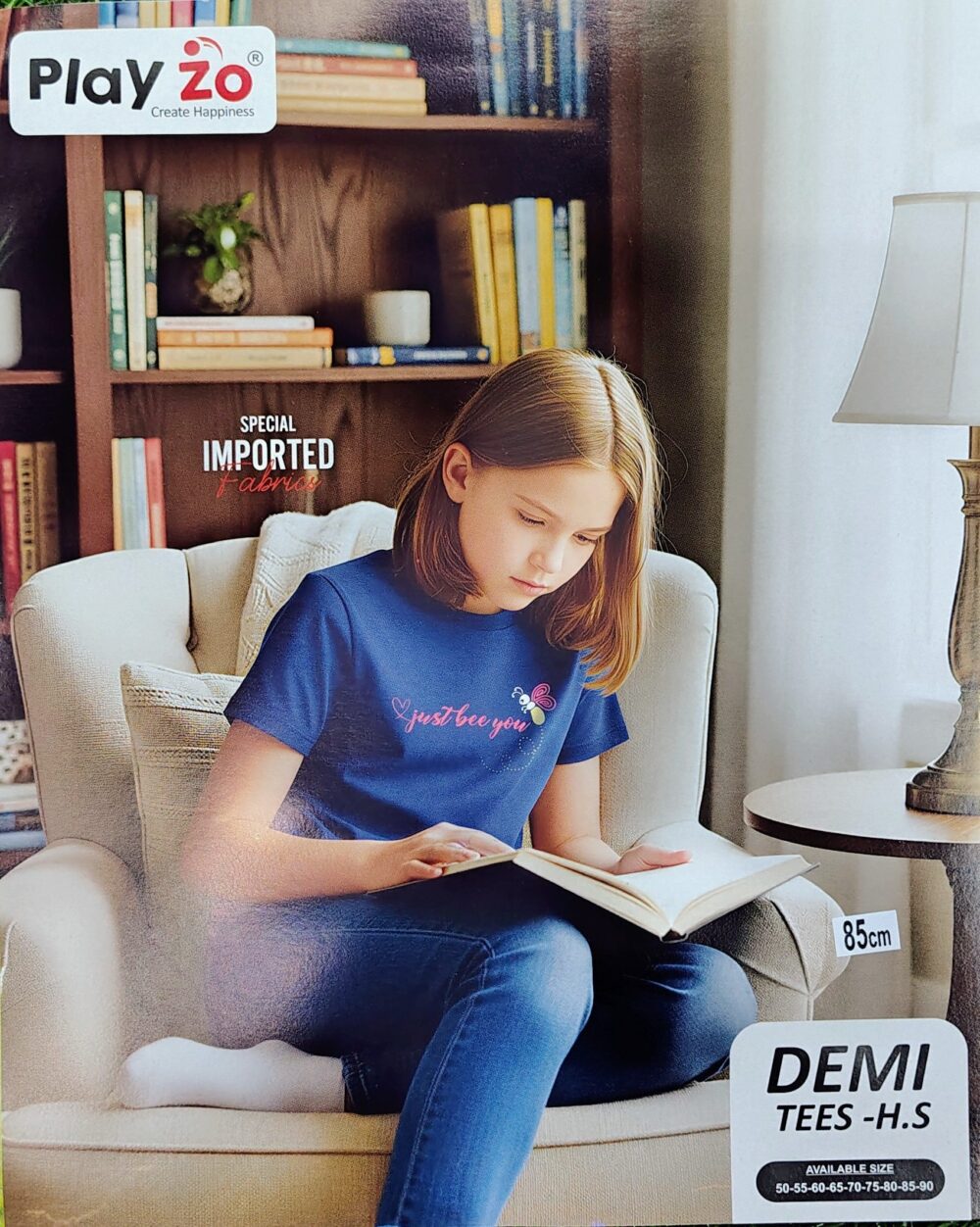 Play Zo Tencil Round Neck Half Sleeves Kids Tshirt - Image 4
